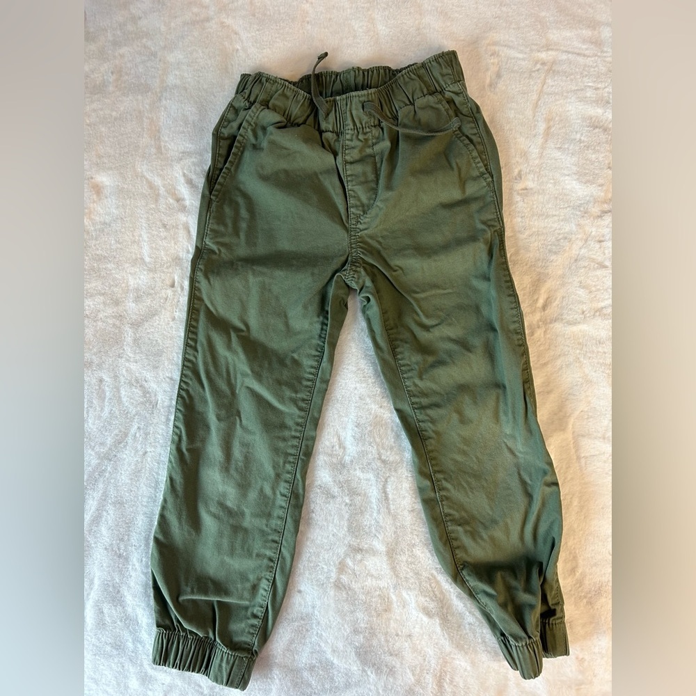 Gap Youth olive Green Jogger Small tie waist